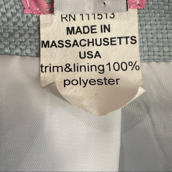 Molly B Coastal Blue Preppy Belted Trench Coat Jacket - Size 8 - Picture 8 of 10